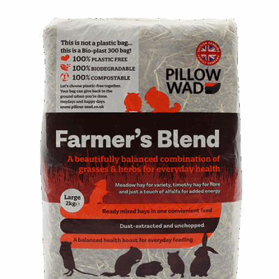 Pillow Wad Farmer's Blend Hay 2kg - Image 1